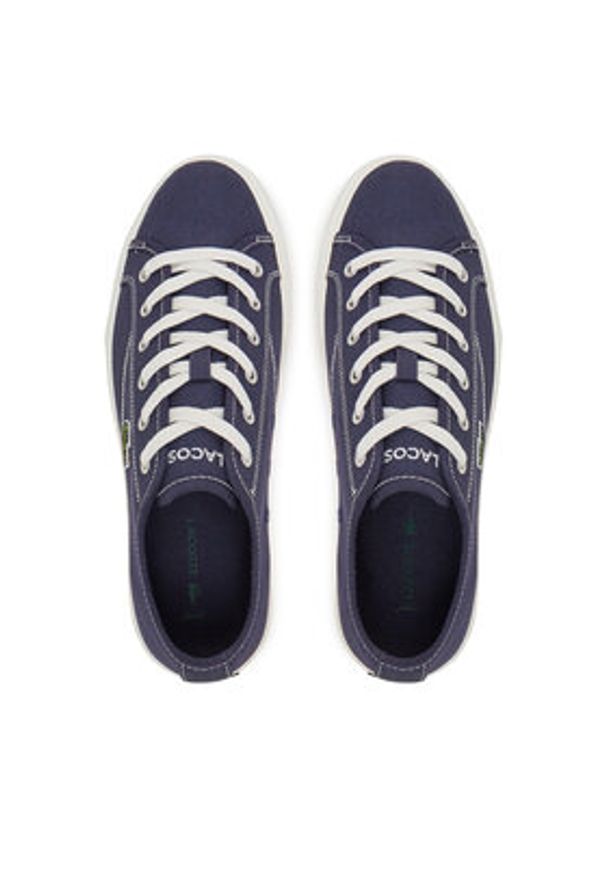 Lacoste Tenisówki Backcourt 7-49CMA0017 Granatowy. Kolor: niebieski. Materiał: materiał
