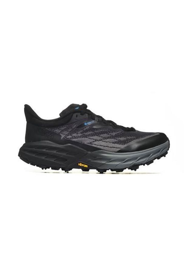 Buty do biegania męskie Hoka One One Speedgoat 5. Kolor: czarny. Materiał: syntetyk, materiał. Szerokość cholewki: normalna. Sport: bieganie
