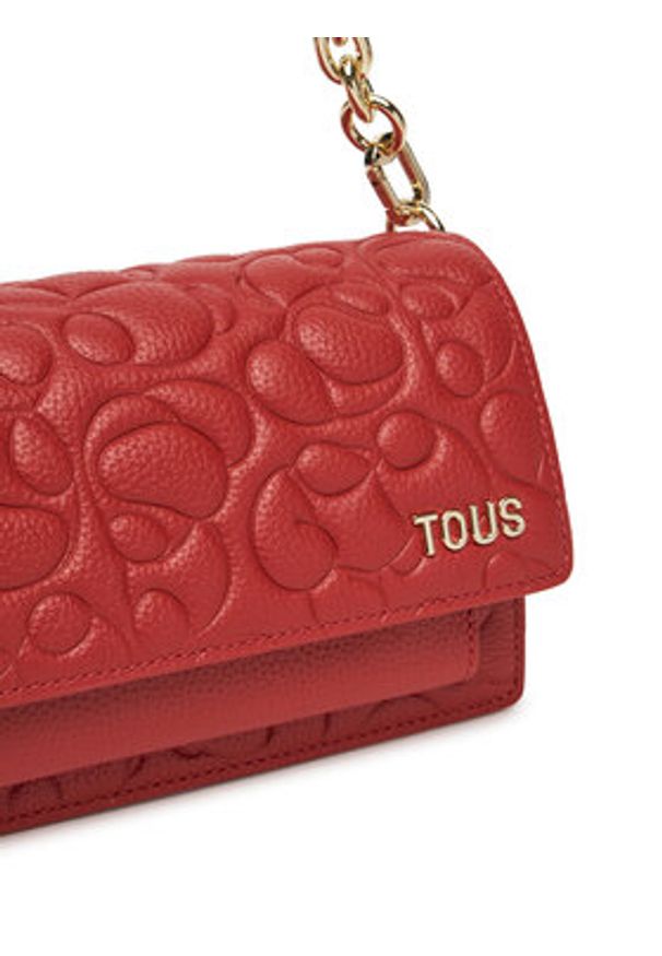 Tous - TOUS Torebka Greta Audree 2002204717 Czerwony. Kolor: czerwony. Materiał: skórzane