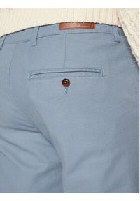 Jack & Jones Chinosy Marco 12206198 Niebieski Slim Fit. Kolor: niebieski. Materiał: bawełna #4