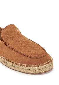 BOSS Espadryle Madeira Slon 50541781 Brązowy. Kolor: brązowy. Materiał: skóra, zamsz