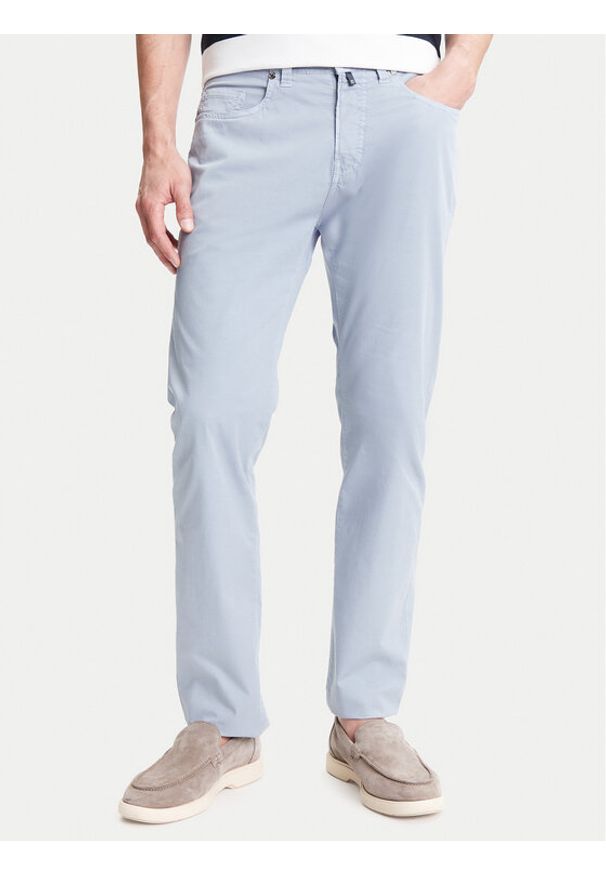 Pierre Cardin Spodnie materiałowe C3 34540.4023 Błękitny Tapered Fit. Kolor: niebieski. Materiał: bawełna
