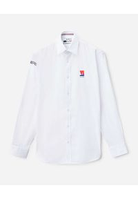North Sails - NORTH SAILS - Biała koszula Saint-Tropez. Kolor: biały. Materiał: materiał. Długość rękawa: długi rękaw. Długość: długie. Wzór: aplikacja #3