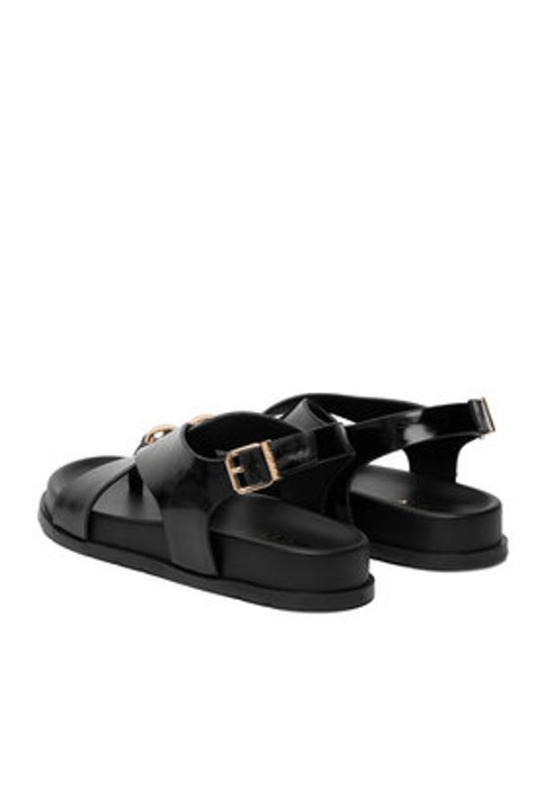 MEXX Sandały EO-W24Q18459-2 Czarny. Kolor: czarny. Materiał: skóra