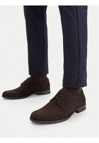 Lasocki Półbuty CEO-NORWAY-68N MBS Brązowy. Kolor: brązowy. Materiał: materiał #3