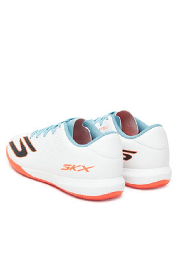 skechers - Skechers Buty do piłki nożnej Club Ic 252136 WTQP Biały. Kolor: biały. Materiał: skóra