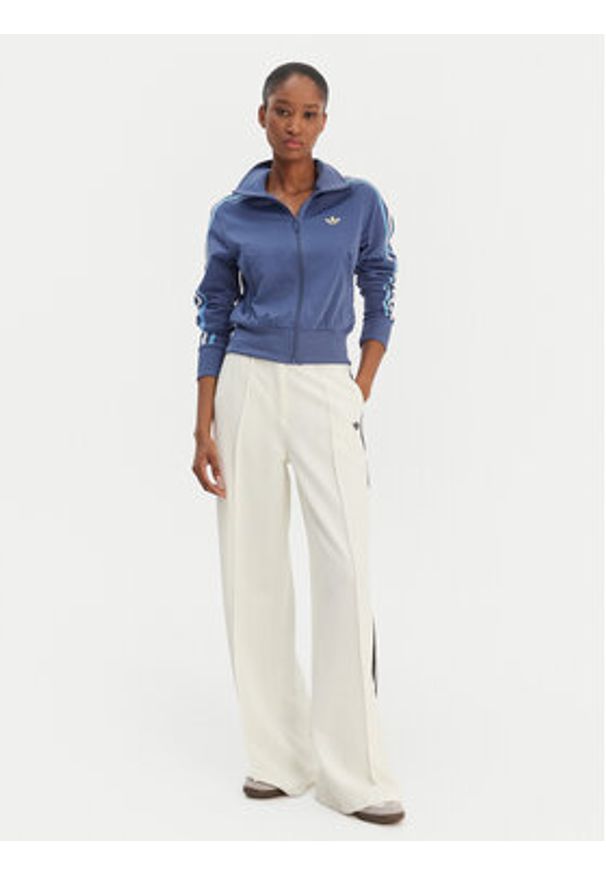 Adidas - adidas Bluza Firebird Classic KC6565 Niebieski Regular Fit. Kolor: niebieski. Materiał: syntetyk