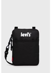 Levi's® - Levi's saszetka kolor czarny. Kolor: czarny. Wzór: nadruk