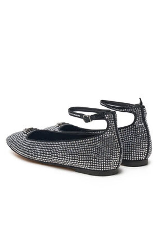 Guess Baleriny FLPLVS SAT02 Czarny. Kolor: czarny. Materiał: materiał