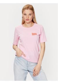 b.young T-Shirt 20813337 Różowy Regular Fit. Kolor: różowy. Materiał: bawełna