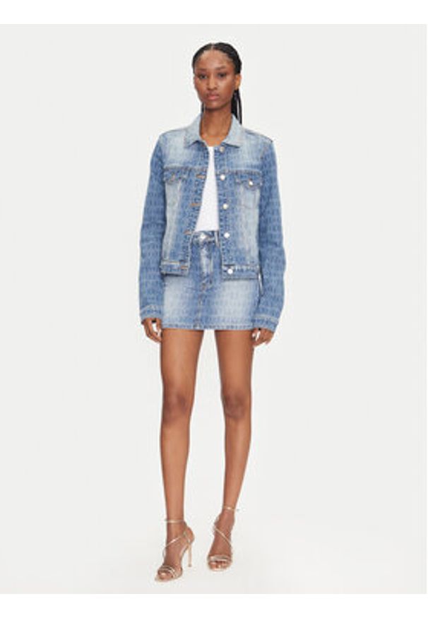 MET Kurtka jeansowa M10 125GCB Niebieski Regular Fit. Kolor: niebieski. Materiał: bawełna