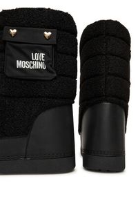 Love Moschino - LOVE MOSCHINO Śniegowce JA24452G0NISM00A Czarny. Kolor: czarny. Materiał: materiał #5