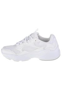 Buty do chodzenia damskie Fila Collene. Zapięcie: sznurówki. Kolor: biały, wielokolorowy. Materiał: materiał, syntetyk, tkanina. Szerokość cholewki: normalna. Sport: turystyka piesza