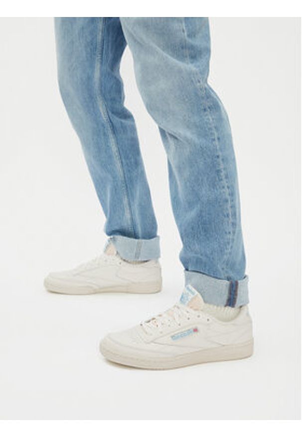 Reebok Sneakersy CLUB C 85 VINTAGE 100007794 Beżowy. Kolor: beżowy. Materiał: skóra. Model: Reebok Club