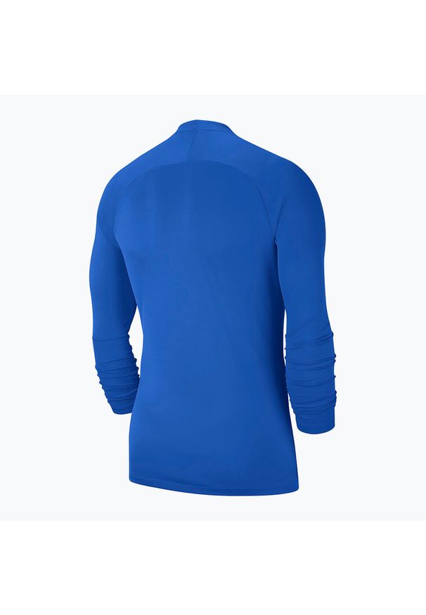 Longsleeve termoaktywny męski Nike Dri-FIT Park First Layer. Kolor: niebieski. Długość rękawa: długi rękaw. Technologia: Dri-Fit (Nike). Sport: piłka nożna