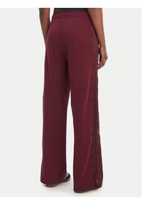 Adidas - adidas Spodnie dresowe Firebird Lace KC6445 Bordowy Loose Fit. Kolor: czerwony. Materiał: syntetyk #3