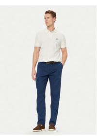 TOMMY HILFIGER - Tommy Hilfiger Polo MW0MW43046 Biały Regular Fit. Typ kołnierza: polo. Kolor: biały. Materiał: bawełna #4