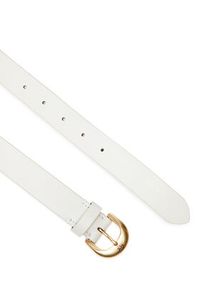 Calvin Klein Jeans Pasek Damski Casual Pin Buckle 25Mm LV04K7015G Biały. Kolor: biały. Materiał: skóra #3