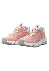 Buty do chodzenia damskie Jack Wolfskin Prelight Vent Low. Zapięcie: sznurówki. Kolor: różowy. Materiał: materiał, syntetyk, tkanina. Szerokość cholewki: normalna. Sport: turystyka piesza
