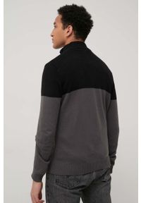 Brave Soul sweter męski kolor czarny lekki. Okazja: na co dzień. Kolor: czarny. Materiał: dzianina. Długość rękawa: długi rękaw. Długość: krótkie. Styl: casual #5