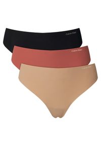 Calvin Klein Underwear Komplet stringów 000QD3558E Kolorowy. Materiał: syntetyk. Wzór: kolorowy #1