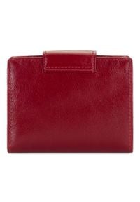 Wittchen - Damski portfel skórzany z elegancką napą. Kolor: czerwony. Materiał: skóra #7