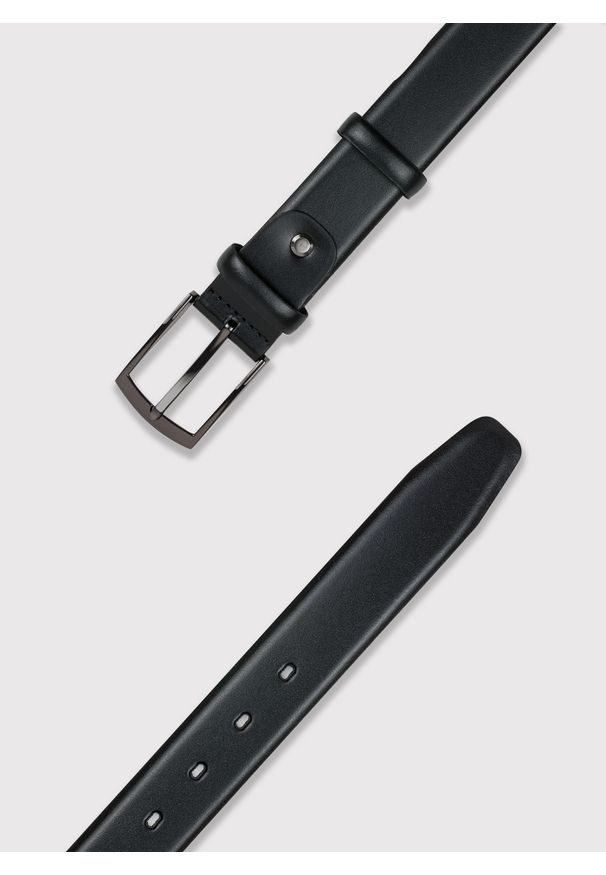 Pako Lorente - PAKO LORENTE – Pasek męski P000B-PX-776-C-_. Materiał: skóra. Styl: elegancki, klasyczny