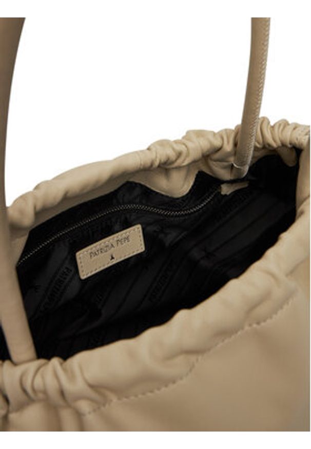 Patrizia Pepe Torebka 8B0248/L147 Écru. Materiał: skórzane