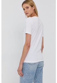 Marciano Guess T-shirt damski kolor biały. Kolor: biały. Materiał: dzianina. Wzór: aplikacja #3