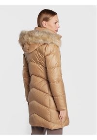 Calvin Klein Płaszcz zimowy Essential K20K204953 Beżowy Regular Fit. Kolor: beżowy. Materiał: syntetyk. Sezon: zima #5