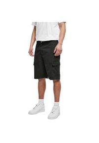 Szorty bermudzkie cargo Urban Classics Big. Kolor: czarny