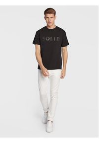 !SOLID - Solid T-Shirt 21107193 Czarny Relaxed Fit. Kolor: czarny. Materiał: bawełna