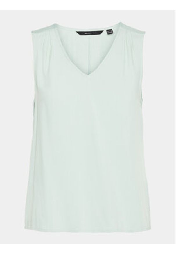 Vero Moda Bluzka Brit 10286648 Zielony Loose Fit. Kolor: zielony. Materiał: wiskoza