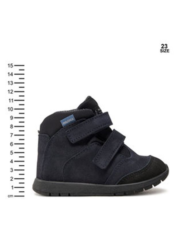 Mrugała Trzewiki Jogi 6158/4-70 Niebieski. Kolor: niebieski. Materiał: zamsz, skóra