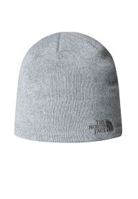 Czapka The North Face Jim 0A8CQ2DYX1 - szara. Kolor: szary. Materiał: wełna, poliester, materiał. Wzór: aplikacja, ze splotem. Styl: klasyczny #1