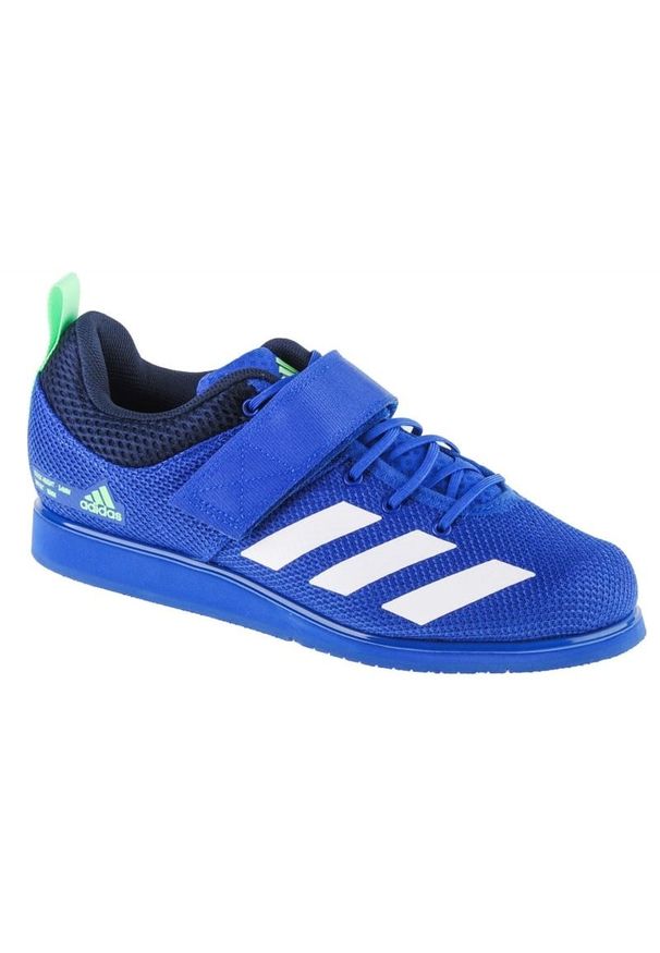 Adidas - Buty adidas Powerlift 5 Weightlifting GY8922 niebieskie. Zapięcie: sznurówki. Kolor: niebieski. Materiał: materiał, syntetyk, guma. Szerokość cholewki: normalna. Sport: fitness