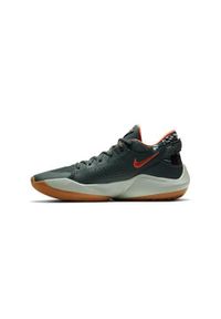 Buty koszykarskie męskie Nike Zoom Freak 2 Bamo Giannis Antetokounmpo. Zapięcie: sznurówki. Kolor: zielony. Materiał: guma, materiał, tkanina, syntetyk. Szerokość cholewki: normalna. Model: Nike Zoom