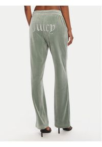 Juicy Couture Spodnie dresowe Tina JCAPW045 Zielony Regular Fit. Kolor: zielony. Materiał: syntetyk #3