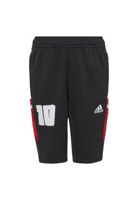 Adidas - Spodnie dziecięce 3/4 adidas Messi. Kolor: czarny