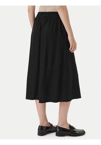 Vero Moda Spódnica midi Mymilo 10340419 Czarny Regular Fit. Kolor: czarny. Materiał: len #8