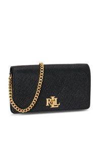 Lauren Ralph Lauren - LAUREN RALPH LAUREN Torebka 432966784008 Czarny. Kolor: czarny. Materiał: skórzane #4