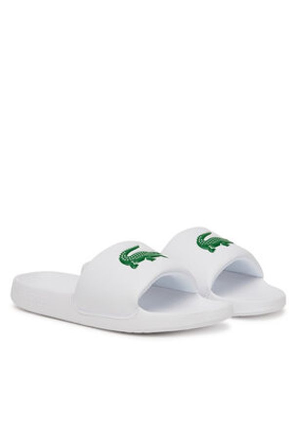 Lacoste Klapki 7-49CMA0021 Biały. Kolor: biały. Materiał: syntetyk