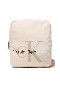 Saszetka Calvin Klein Jeans. Kolor: beżowy #1