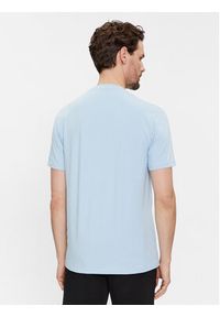 Karl Lagerfeld - KARL LAGERFELD T-Shirt 755400 541221 Niebieski Regular Fit. Typ kołnierza: dekolt w karo. Kolor: niebieski. Materiał: bawełna #5