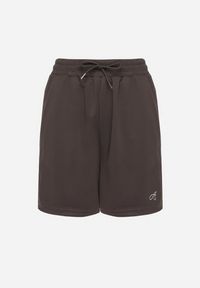 Born2be - Szare Szorty Bermudy w Sportowym Stylu z Kieszeniami Tezira. Okazja: na spacer. Kolor: szary. Sezon: lato. Styl: sportowy #5