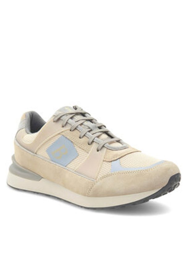 Badura Sneakersy GRAFTON-23 MB Beżowy. Kolor: beżowy. Materiał: materiał