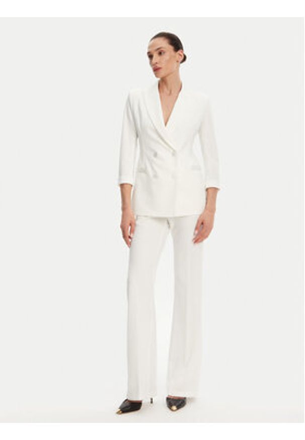 Imperial Marynarka JU25JAW Écru Slim Fit. Materiał: syntetyk