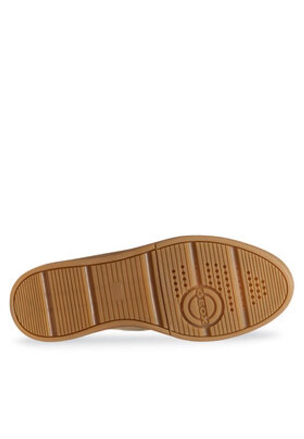 Geox Sneakersy D Meleda D56UGA 022BC C5002 Beżowy. Kolor: beżowy. Materiał: zamsz, skóra