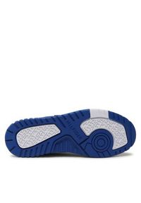 TOMMY HILFIGER - Tommy Hilfiger Sneakersy Th Basket Street Mix FM0FM04695 Granatowy. Kolor: niebieski. Materiał: skóra #5