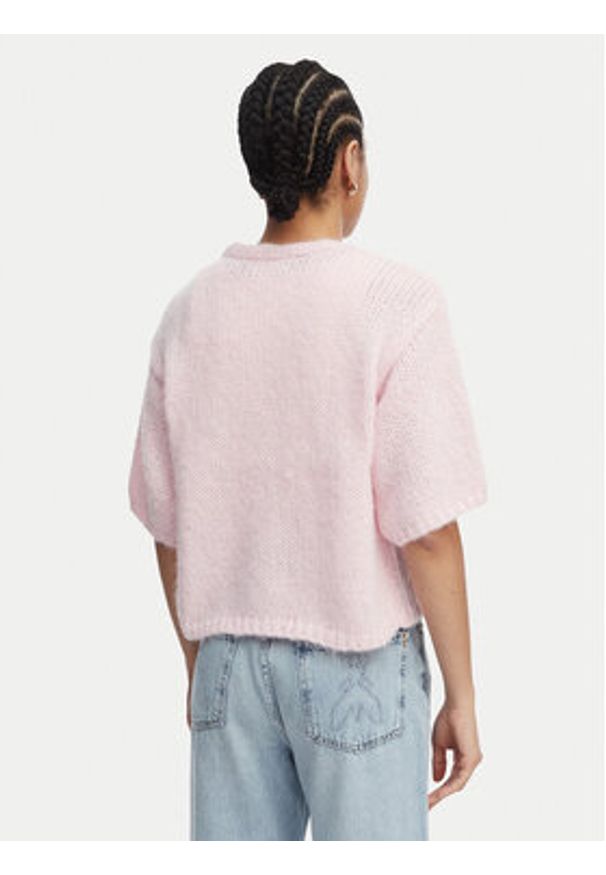 Vero Moda Kardigan Maybe 10348316 Różowy Regular Fit. Kolor: różowy. Materiał: syntetyk